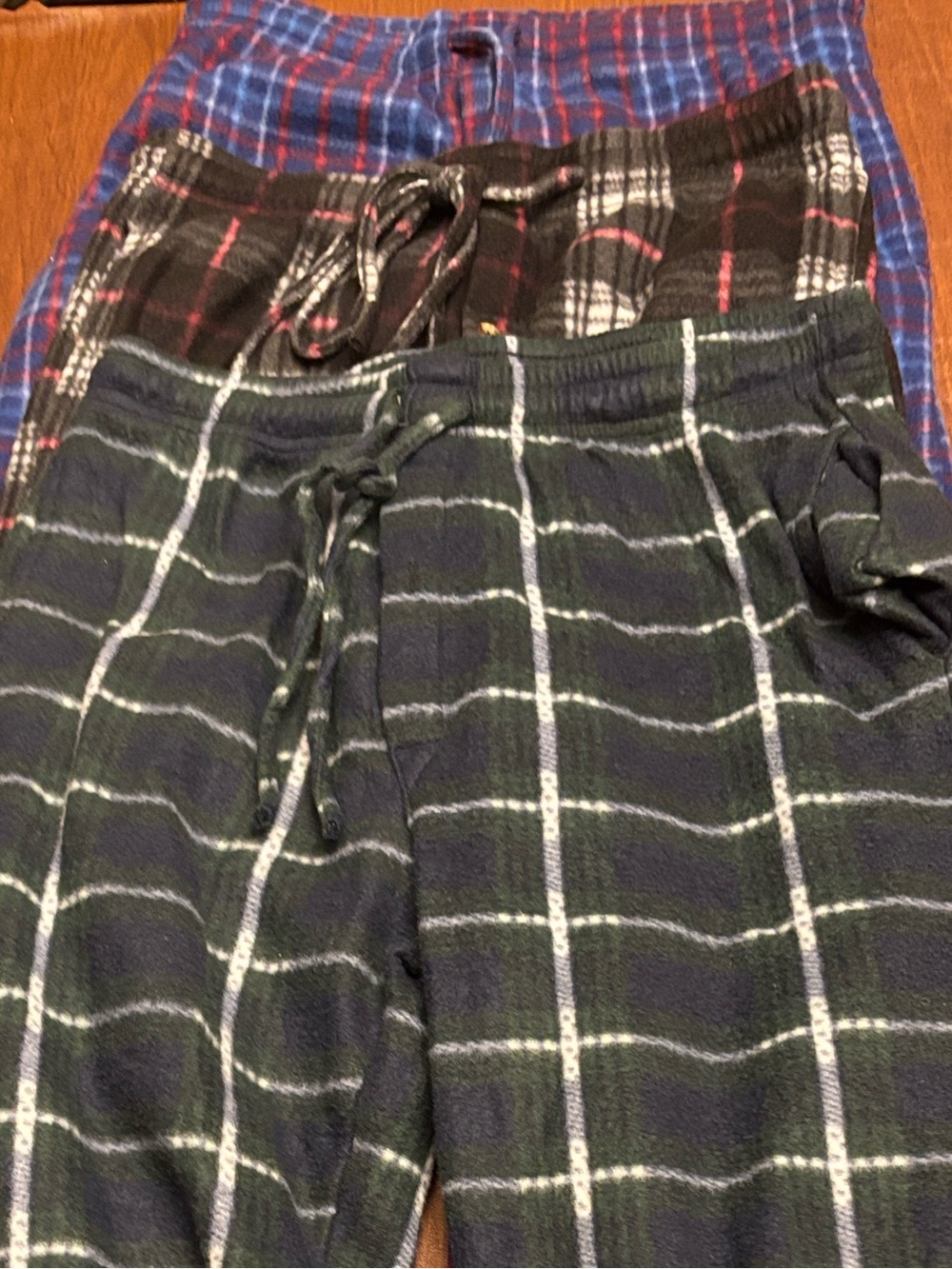 3 Set of Essentials Windowpane Joggers